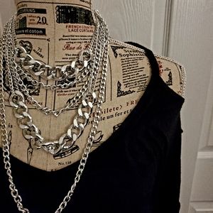 Multi-layered Chain Necklace